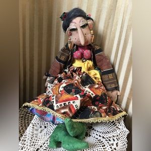 Vintage Handmade “Gypsy” Doll